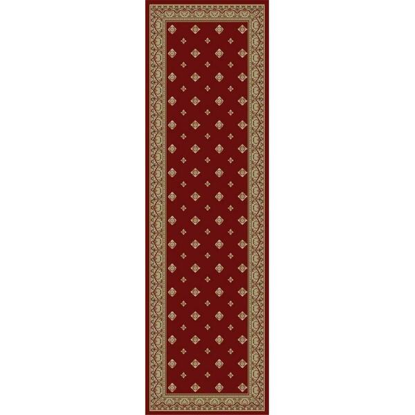 Concord Global Trading Runner Rug, 2 ft. 2 in. x 7 ft. 3 in. Ankara Pin Dot - Red 63002